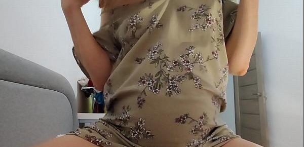  POV evening sex with pregnant wife